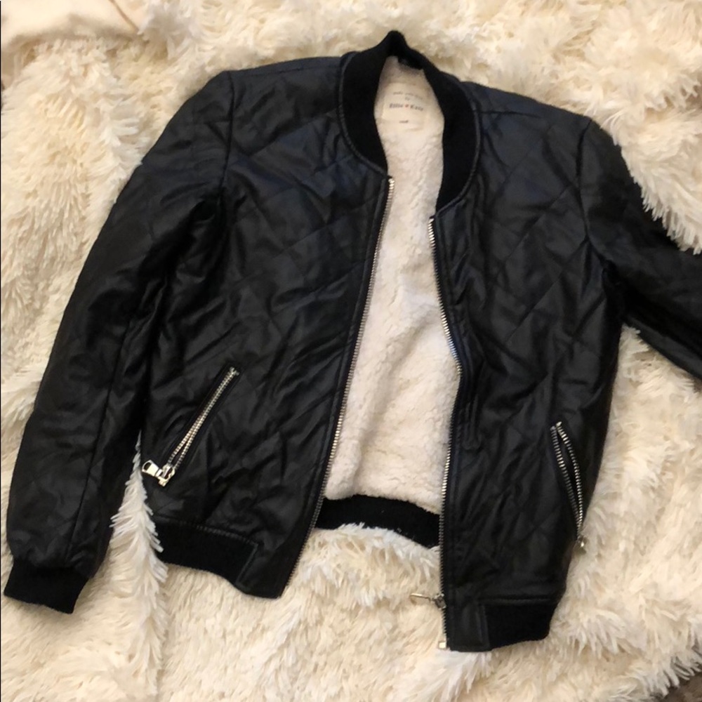 A leather jacket